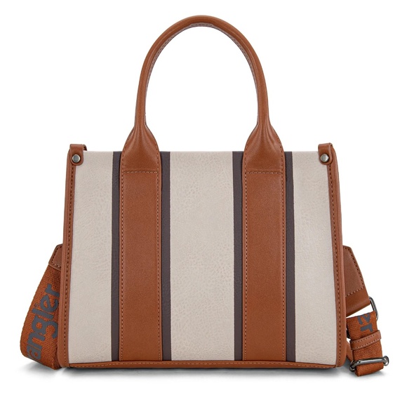 Wrangler Color Block Tote/Crossbody Brown - Picture 3 of 5
